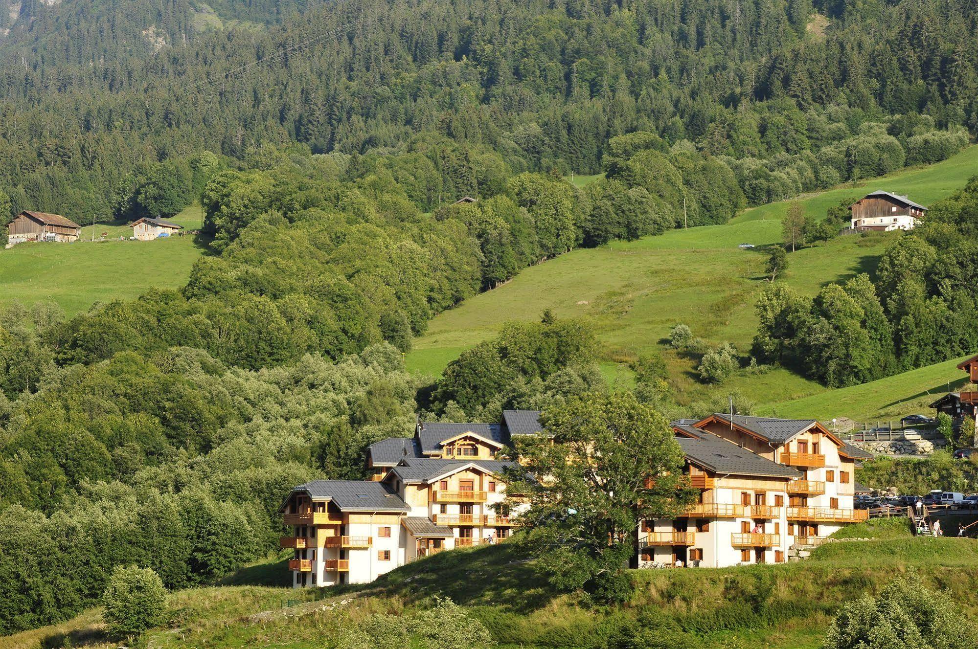 Résidence Néméa Les Chalets Des Evettes Flumet Exterior foto