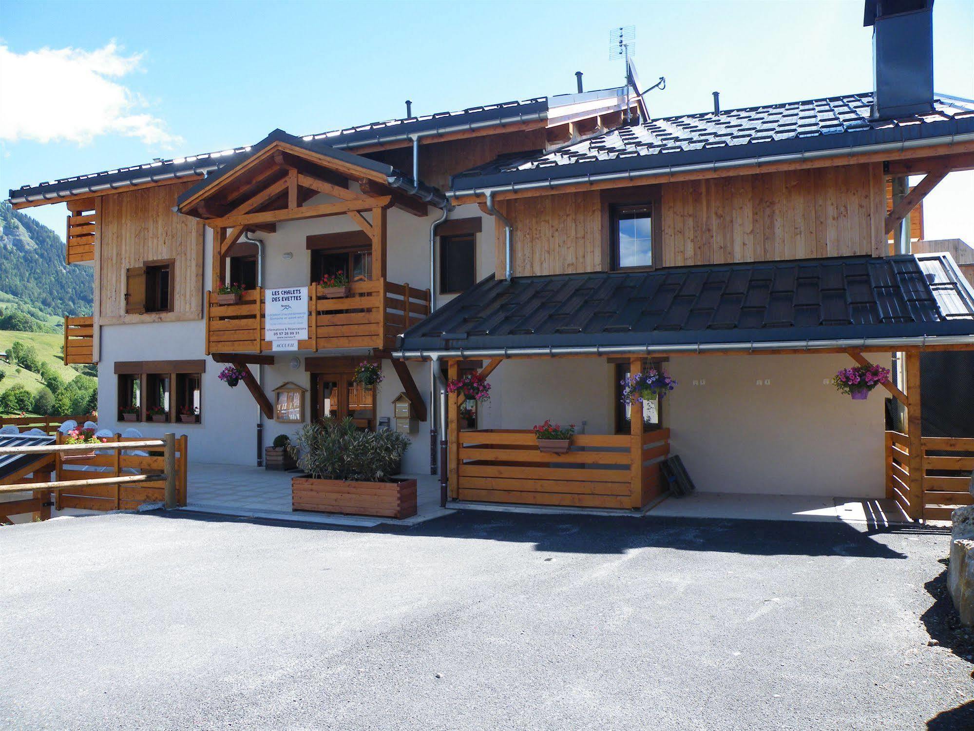 Résidence Néméa Les Chalets Des Evettes Flumet Exterior foto