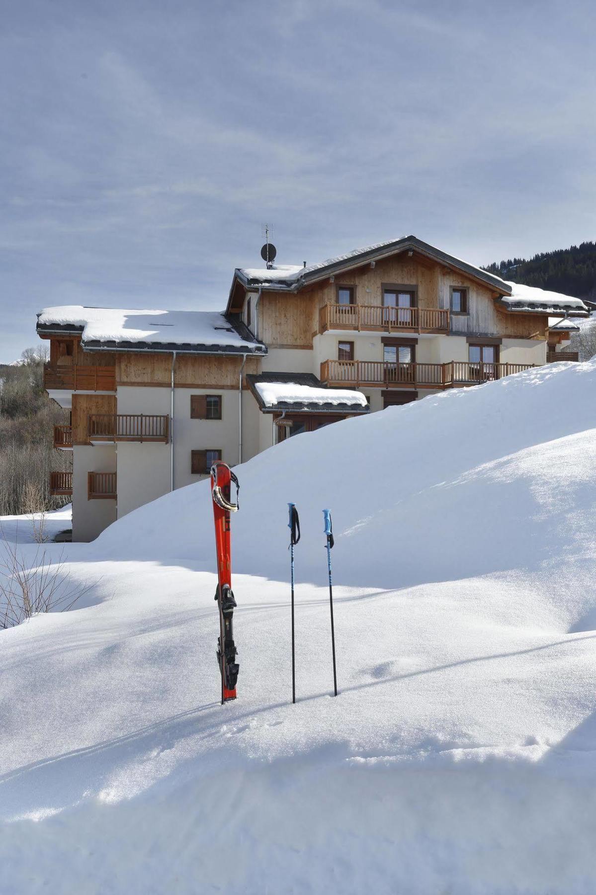 Résidence Néméa Les Chalets Des Evettes Flumet Exterior foto